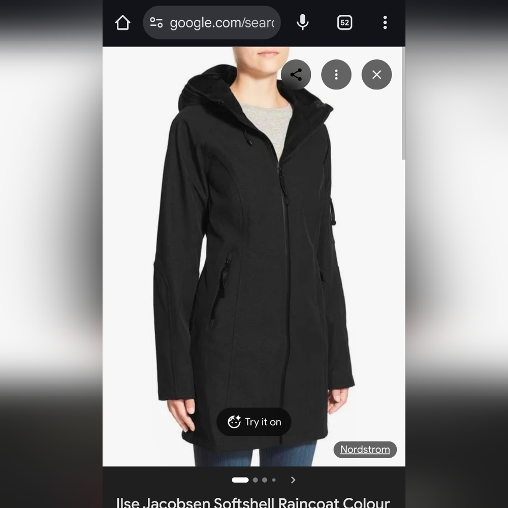 Ilse Jacobsen Raincoat 44 M Ret $356
